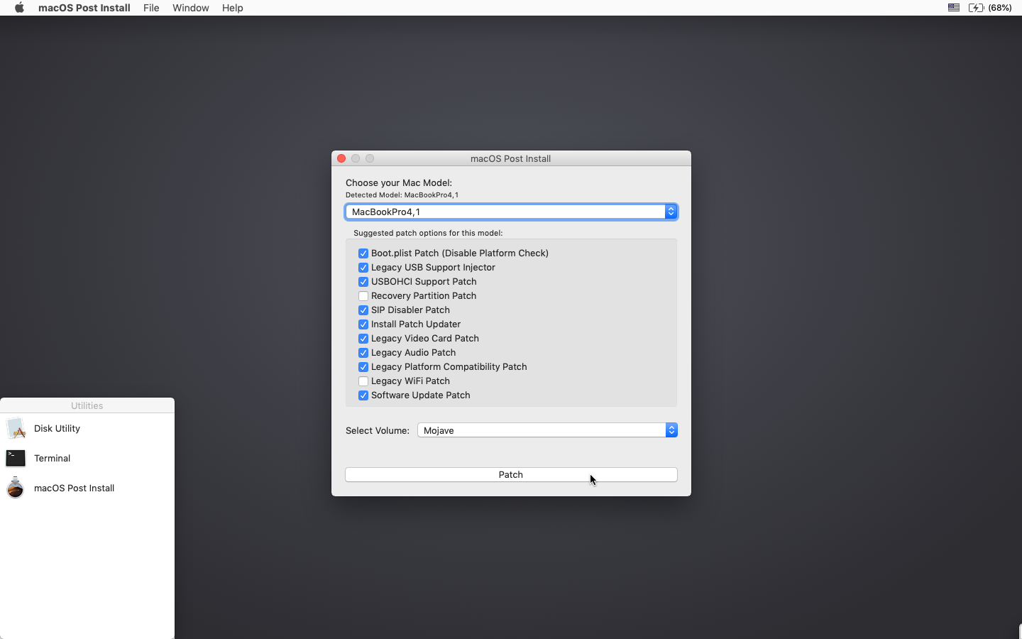 macos mojave patcher tool