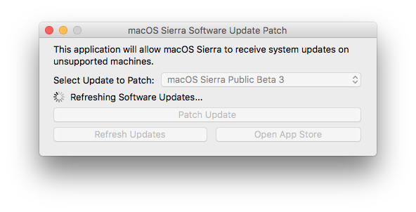 Refreshing Software Updates