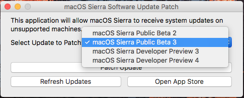 Update Selection