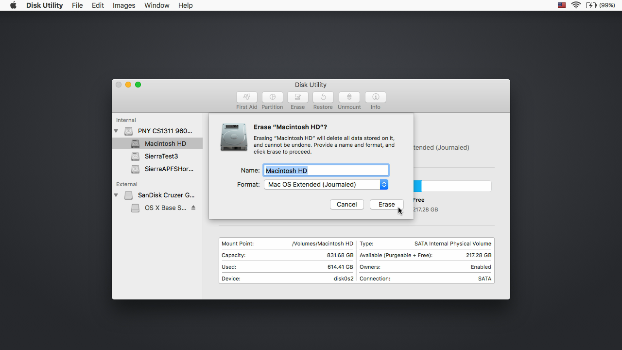 Installing Mac Os Onto External Hard Drive