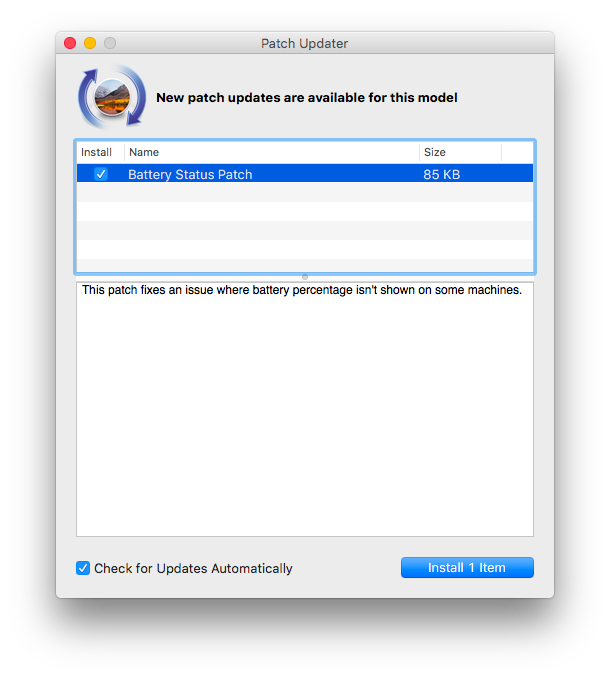 Program updater. Программный патч. Patch программа. High Sierra Patcher. Как выглядит патч для программы.